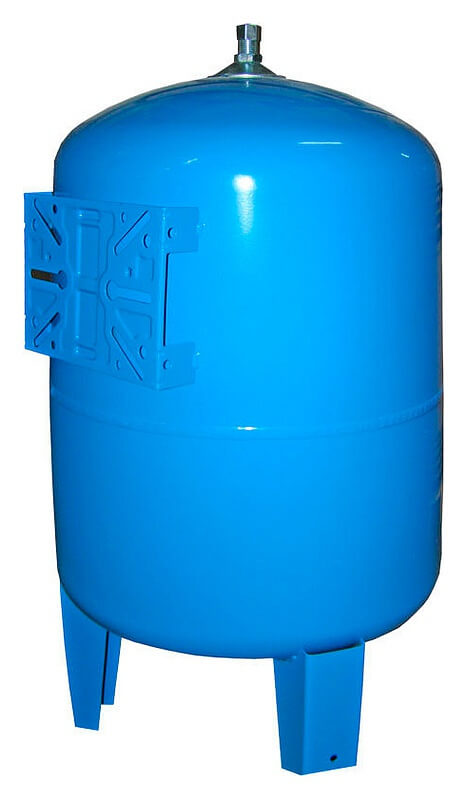 Расширительный бак, гидроаккумулятор 50 л. вертикальный (цвет синий) STW-0002-000050 STOUT 